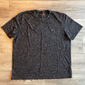 Greg Norman Men’s Short Sleeve T-Shirt Heather Navy Blue/Gray XXL